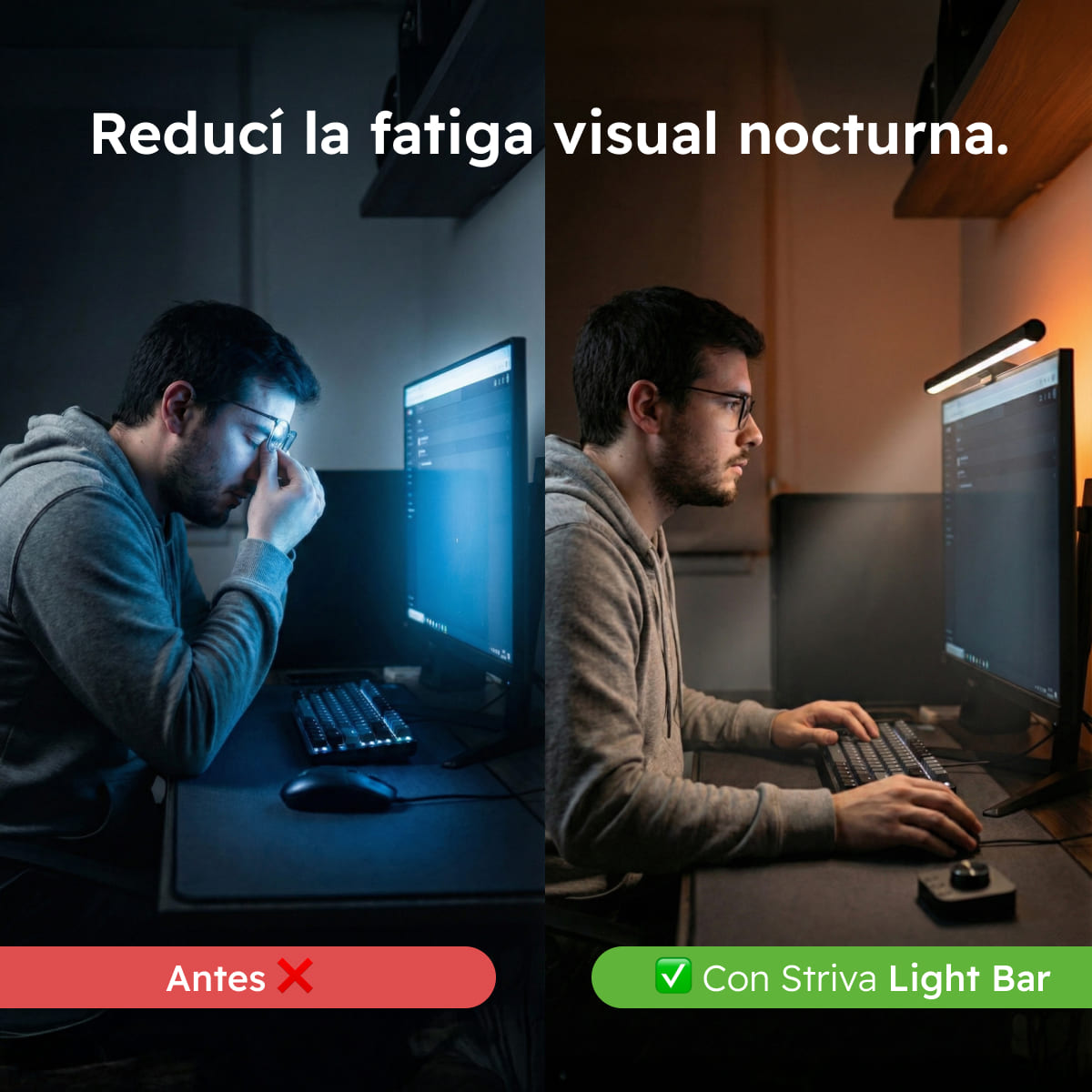 Striva Light Bar – Barra de Luz LED para Monitor con Dimmer