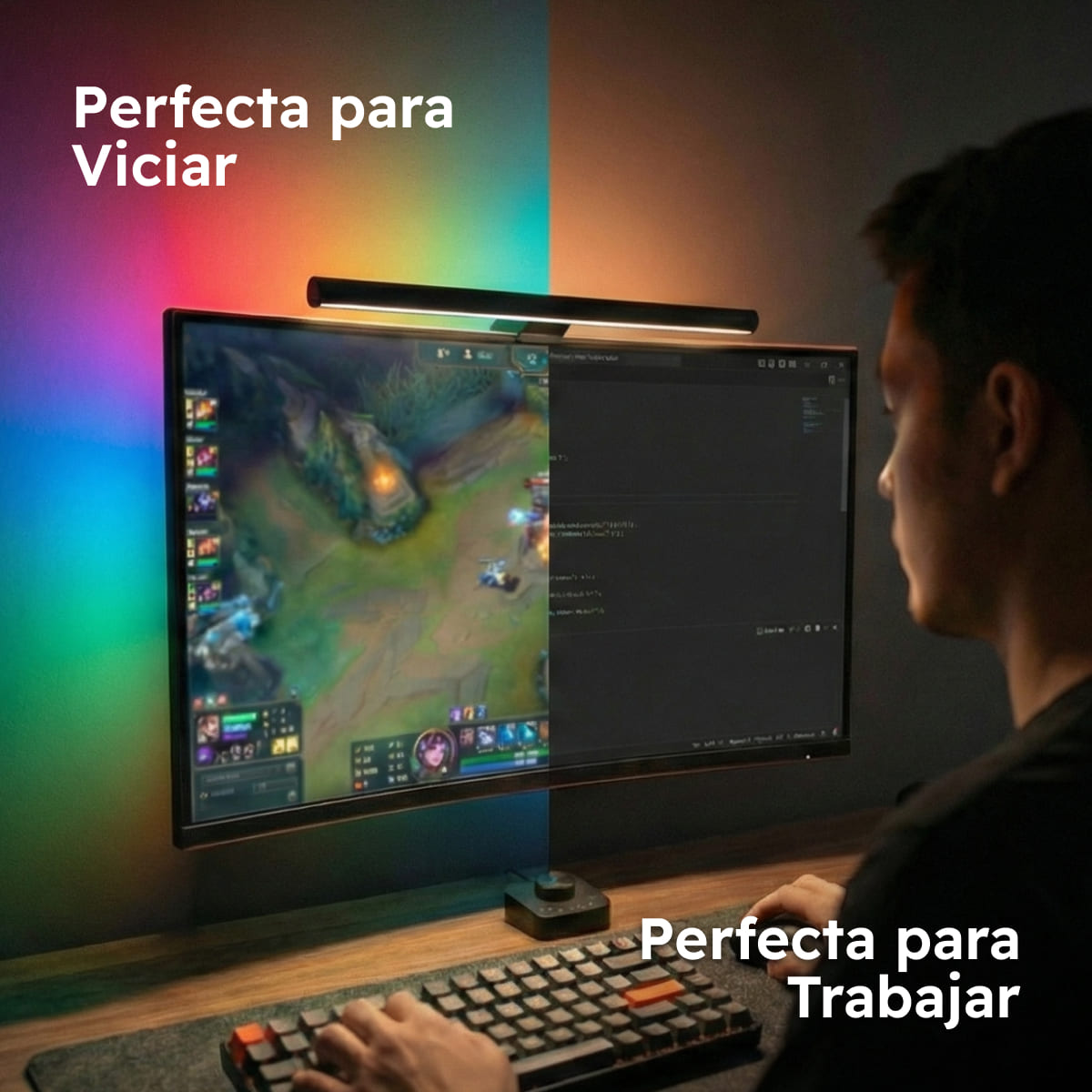 Striva Light Bar – Barra de Luz LED para Monitor con Dimmer