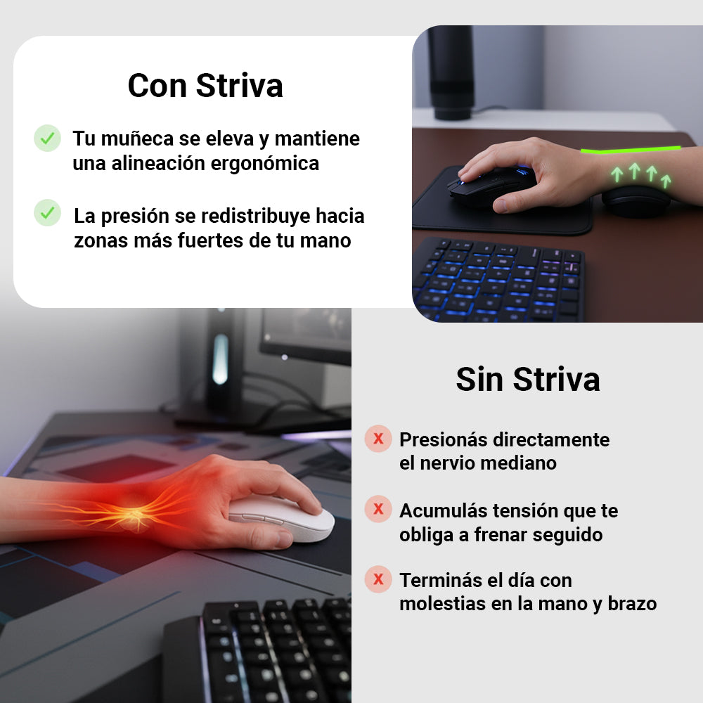 Striva Comfort - Reposa Muñeca Inteligente